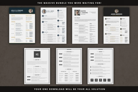 Best Sellers Resume Mega Bundle