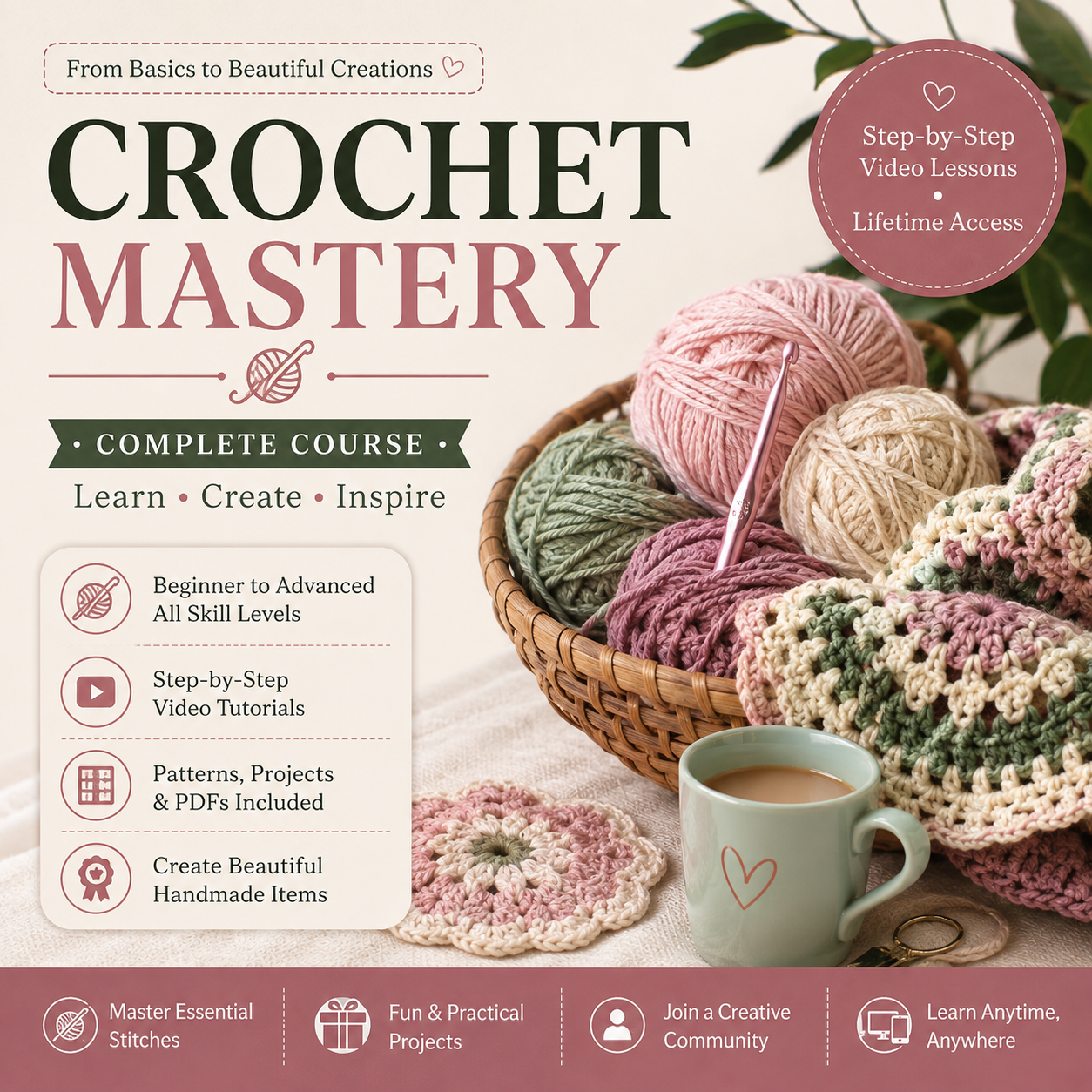 Crochet Mastery Course