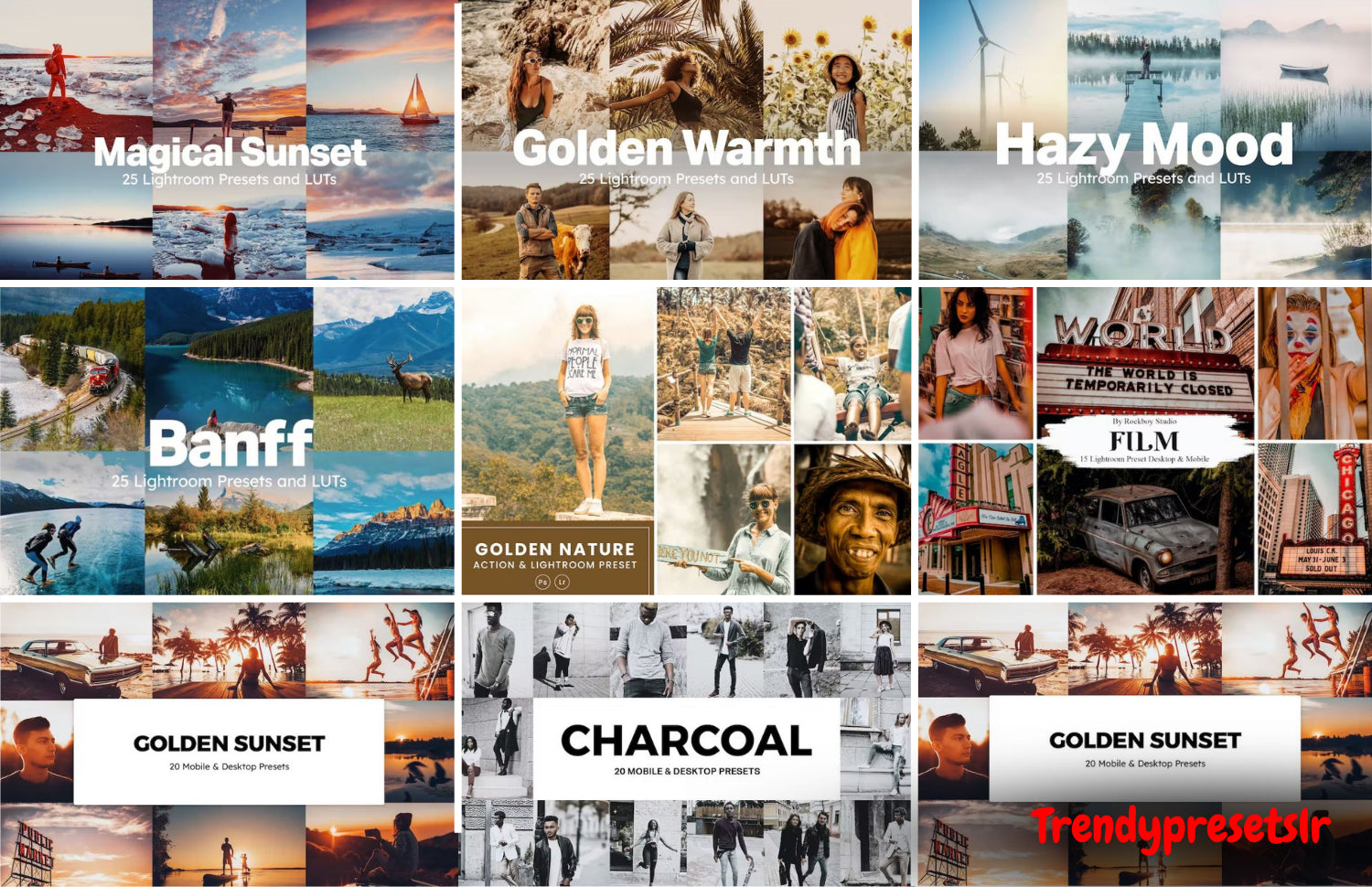 200+ Premium Lightroom Presets and Luts Bundle