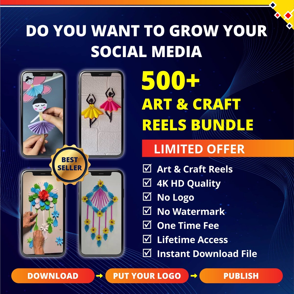 9000+ Art And Craft Reels Bundle