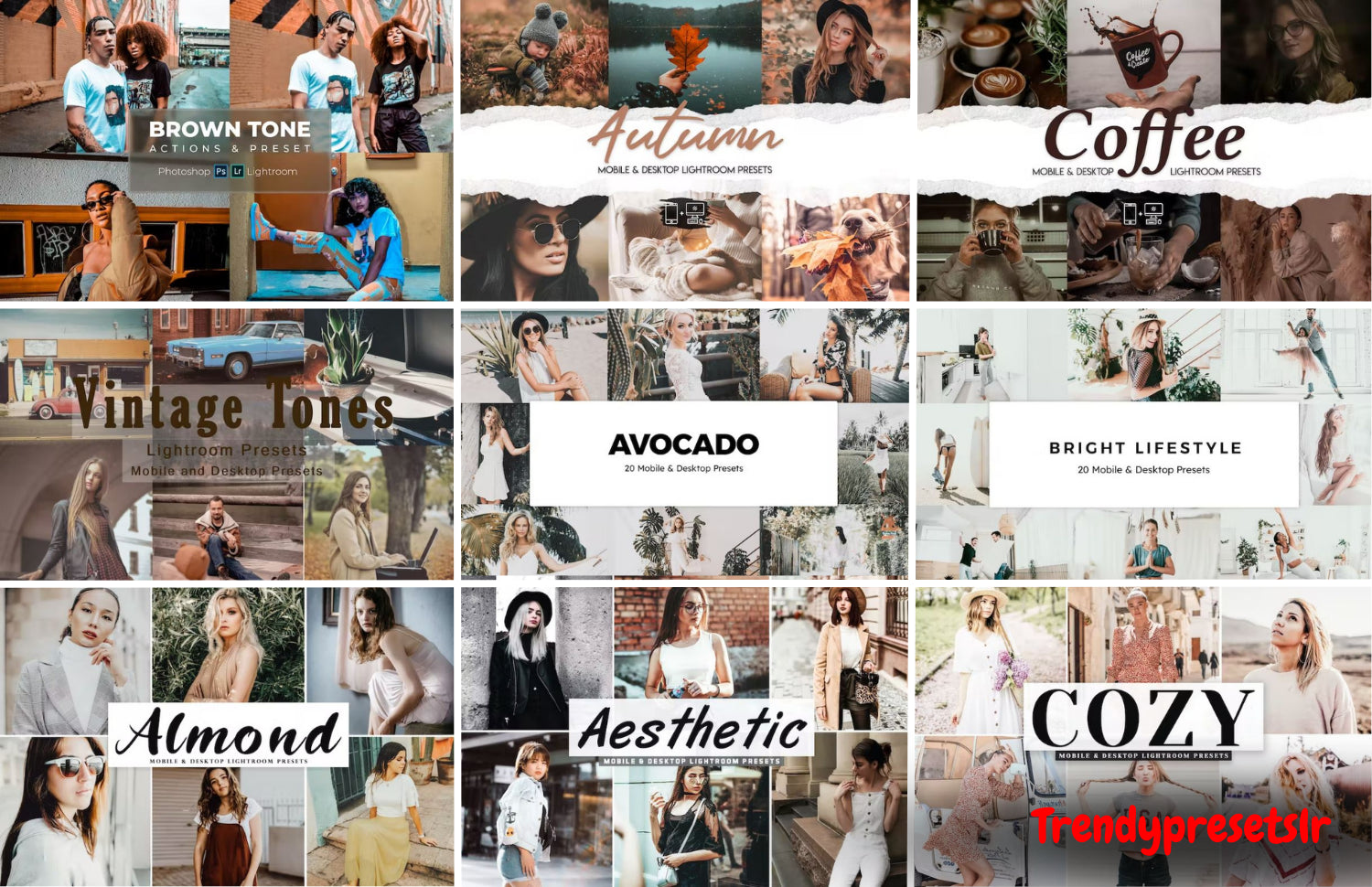 200+ Premium Lightroom Presets and Luts Bundle