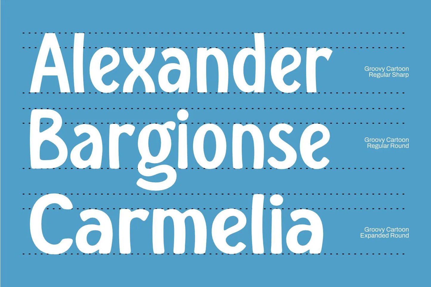 Groovy Cartoon Display Font