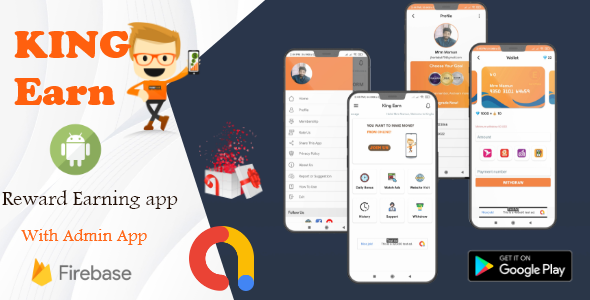 All in One – Android Rewards Earning App With Admin App