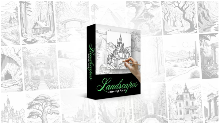 Landscapes Coloring Pack
