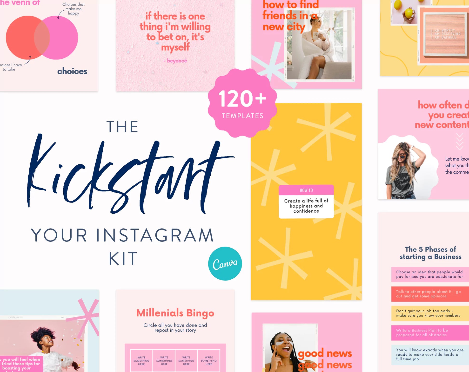 Social Media Marketing Mega Bundle for Canva