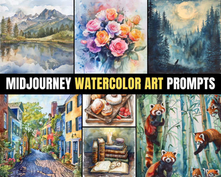Midjourney Watercolor Prompts